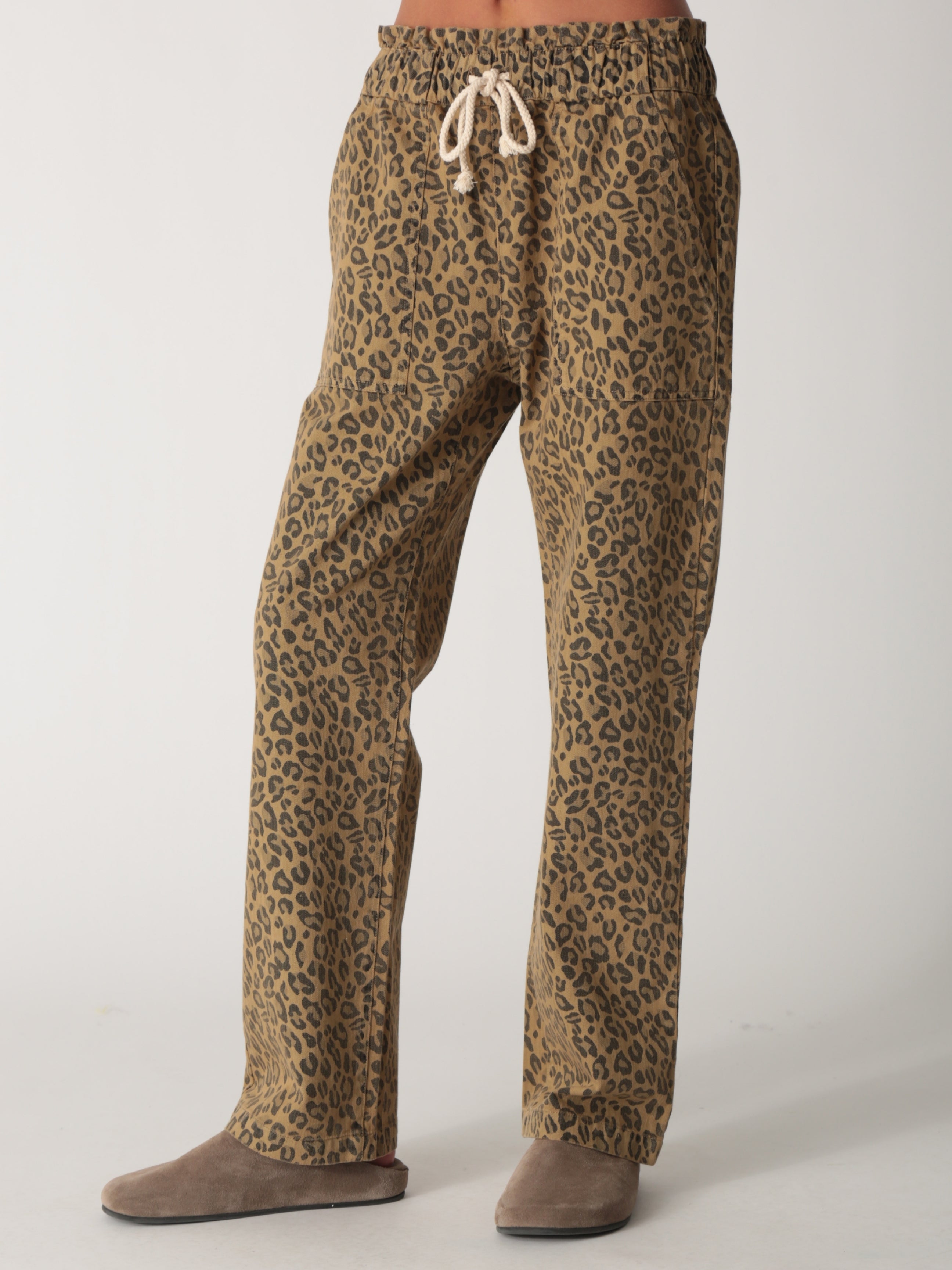 Women's Easy Pant - Leopard Print | Electric & Rose – Electric