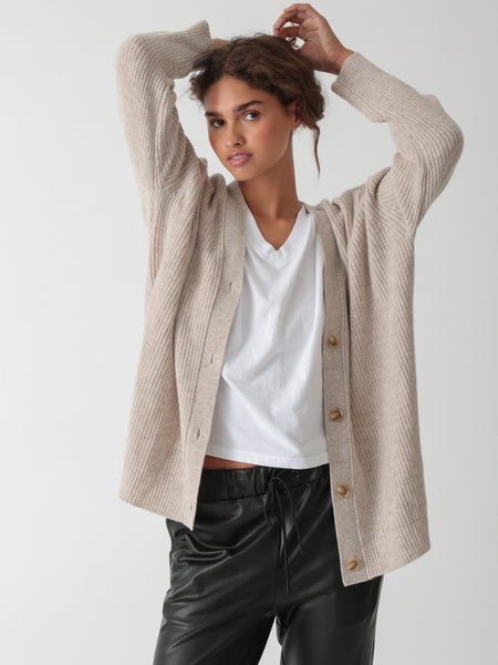 Hotsell Free People Oversized NEW Sweater Weather Oatmeal Cardigan M/L