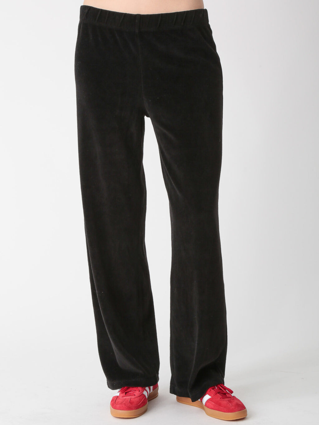 Wylie Velour Pant - Onyx