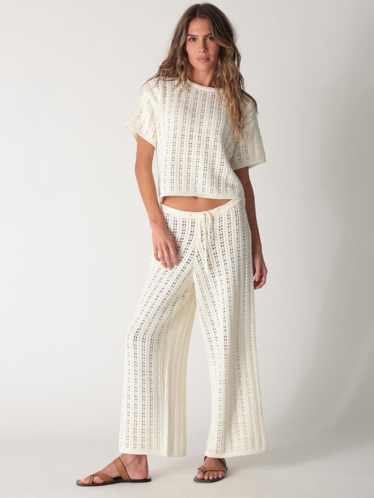 Lee Lee Knit Pant - Ivory