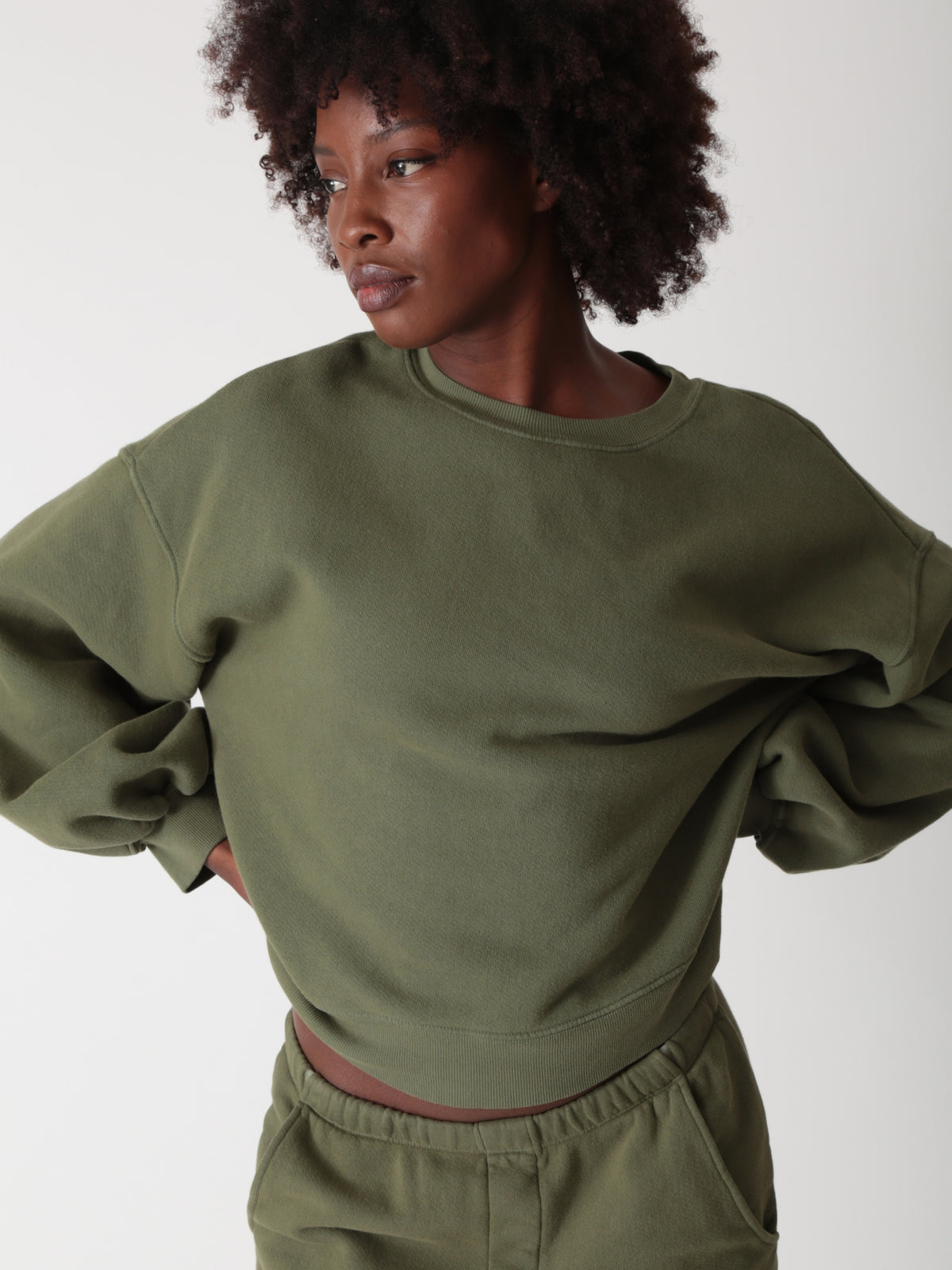Balloon Sweatshirt - Olive