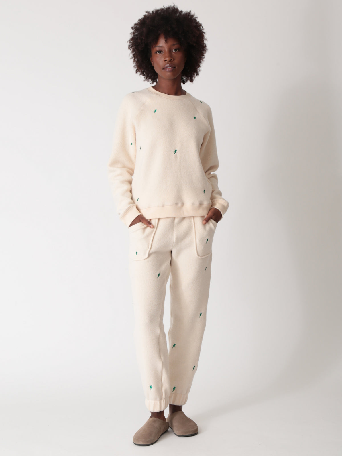 Ronan Sherpa Pullover - Lightning Bolt