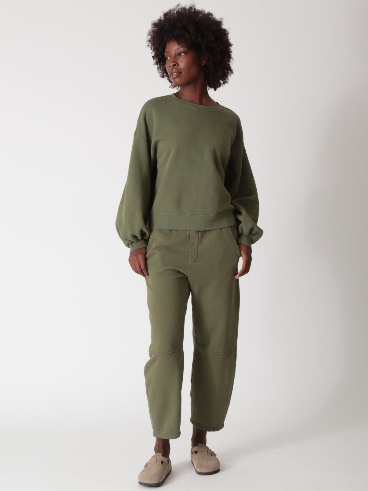 Barrel Sweatpant - Olive