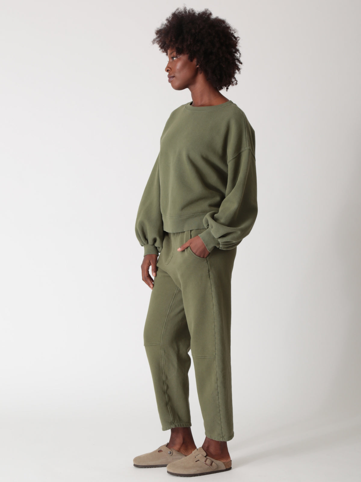 Barrel Sweatpant - Olive