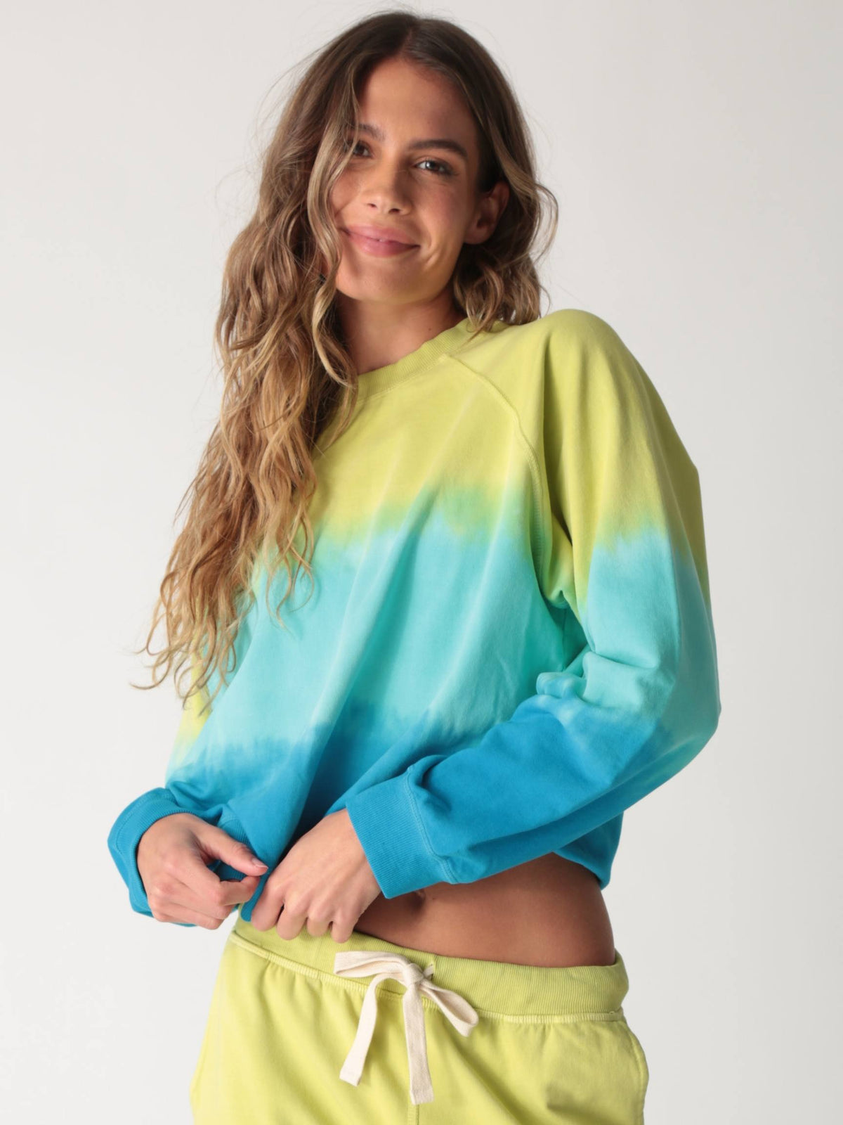 Ronan Pullover - Chartreuse Ombre