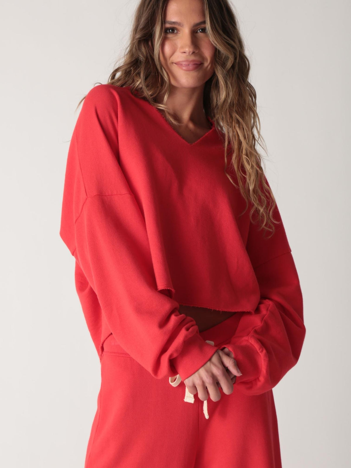 Raven Sweatshirt - Scarlet