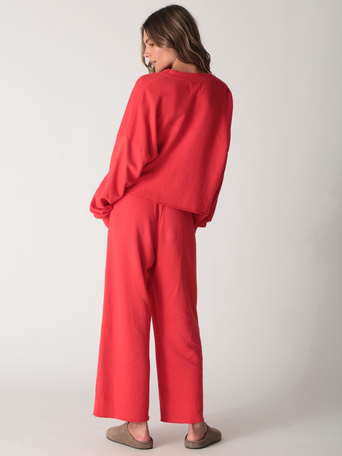 Raven Sweatshirt - Scarlet