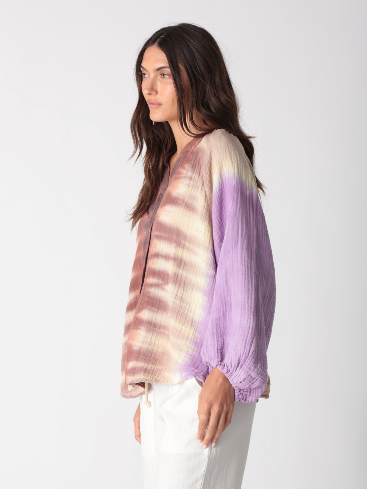 Winnie Gauze Shirt - Lavender Fade