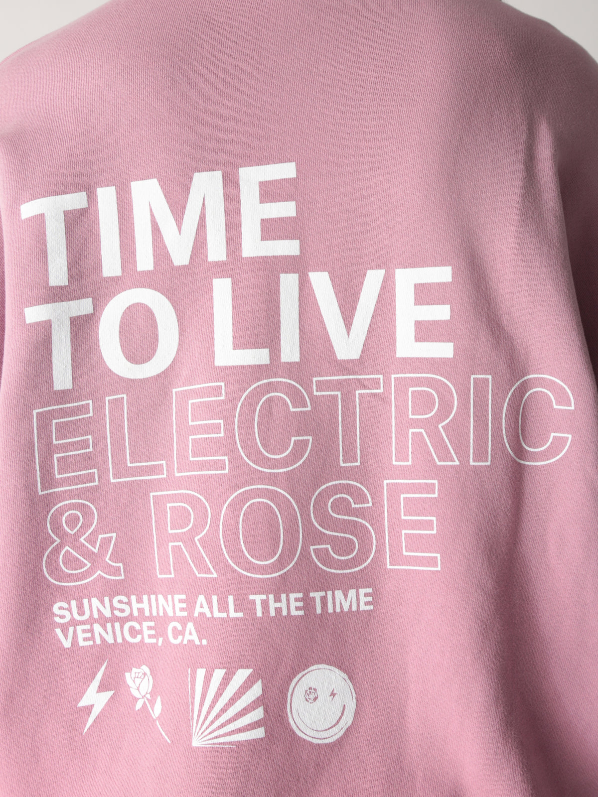 Atlas Sweatshirt - Lilac Time To Live Graphic