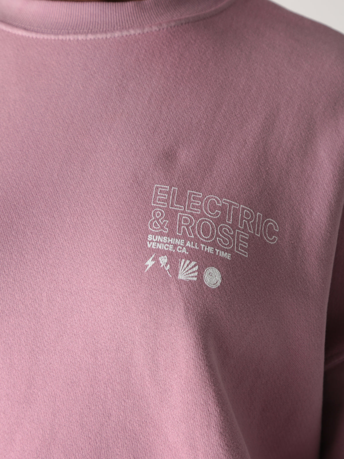 Atlas Sweatshirt - Lilac Time To Live Graphic