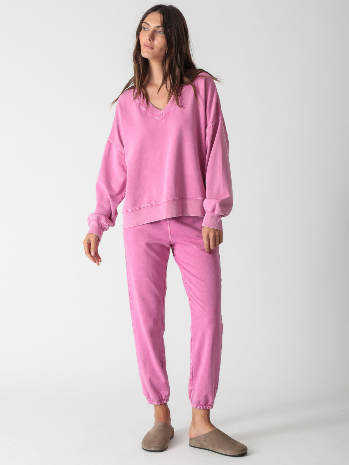 Ava Sweatshirt - Acid Peony