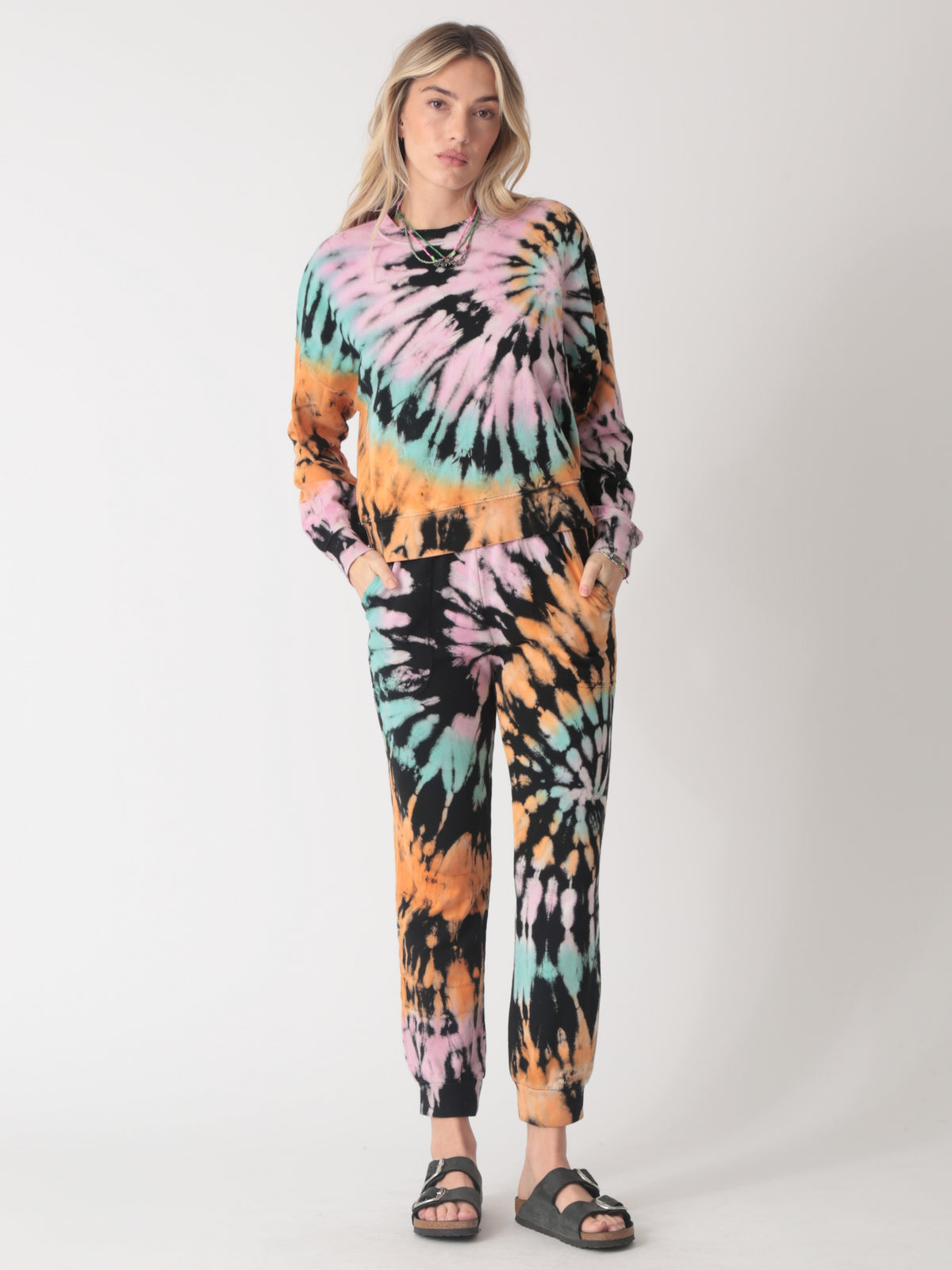 Sunday Sweatpant - Onyx Spiral