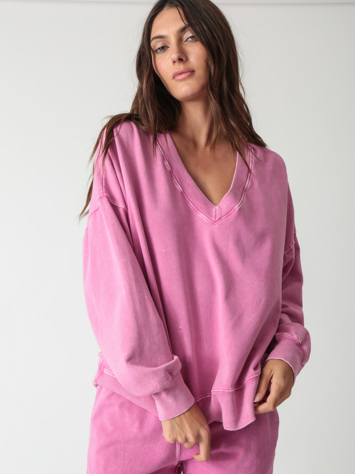 Ava Sweatshirt - Acid Peony