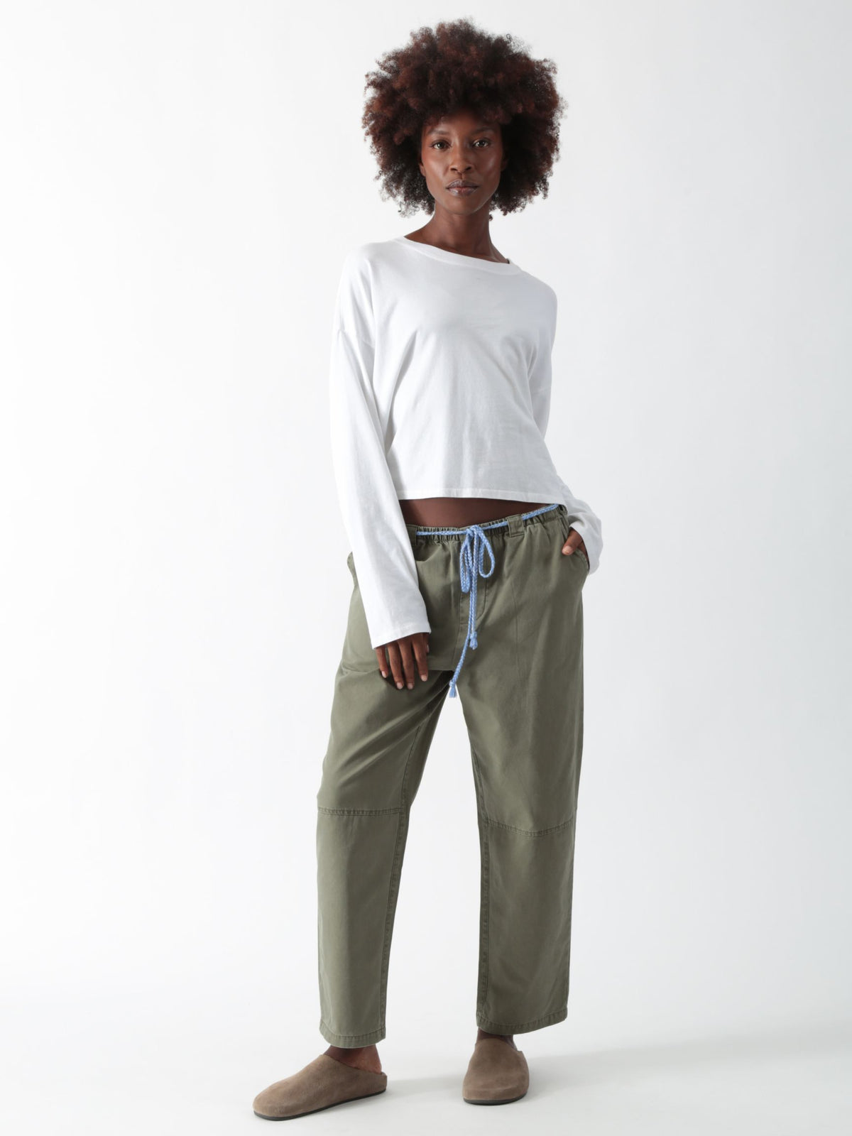 Laid Back Pant - Vintage Jade