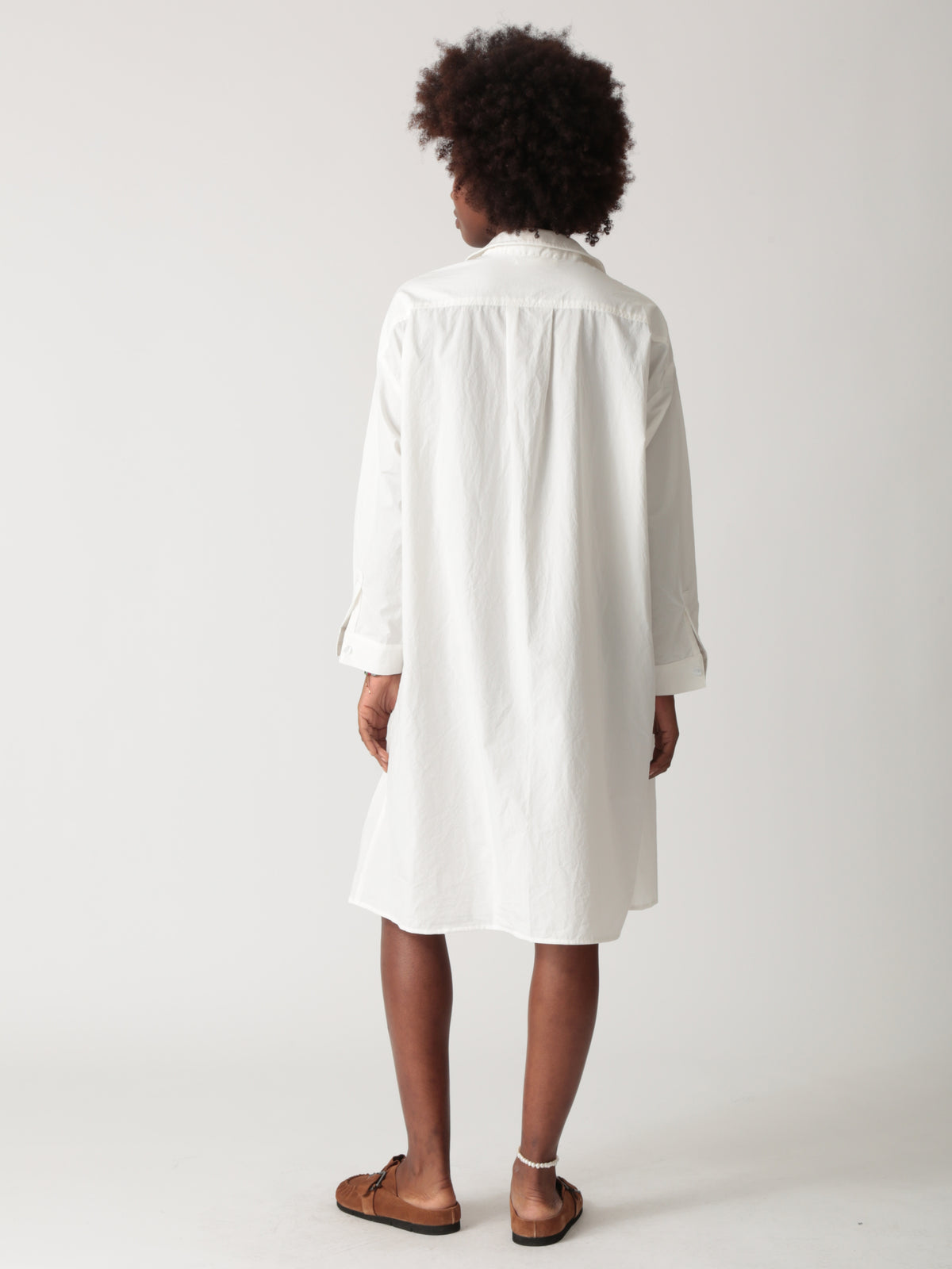 Suki Shirt Dress - Cloud