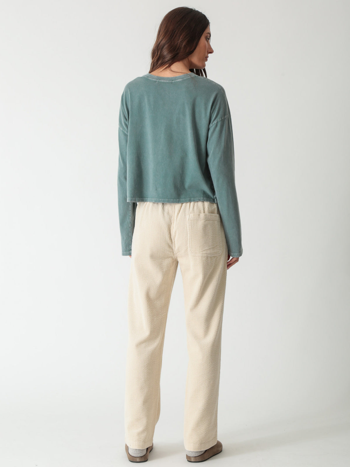 Lane Tee - Vintage Emerald