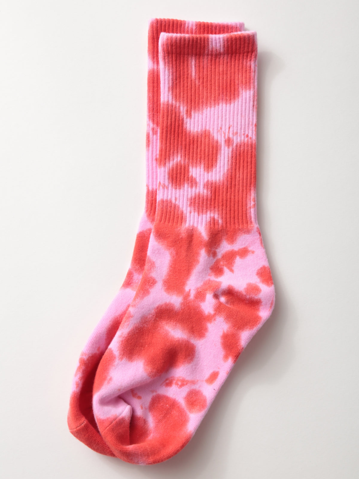 Tie Dye Socks - Peony Splatter