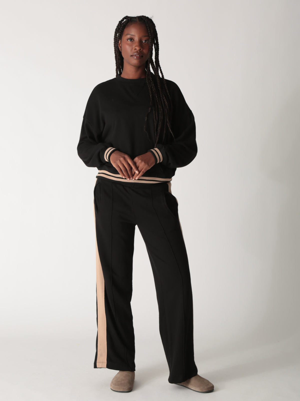 Mimi Sweatshirt - Onyx / Stone