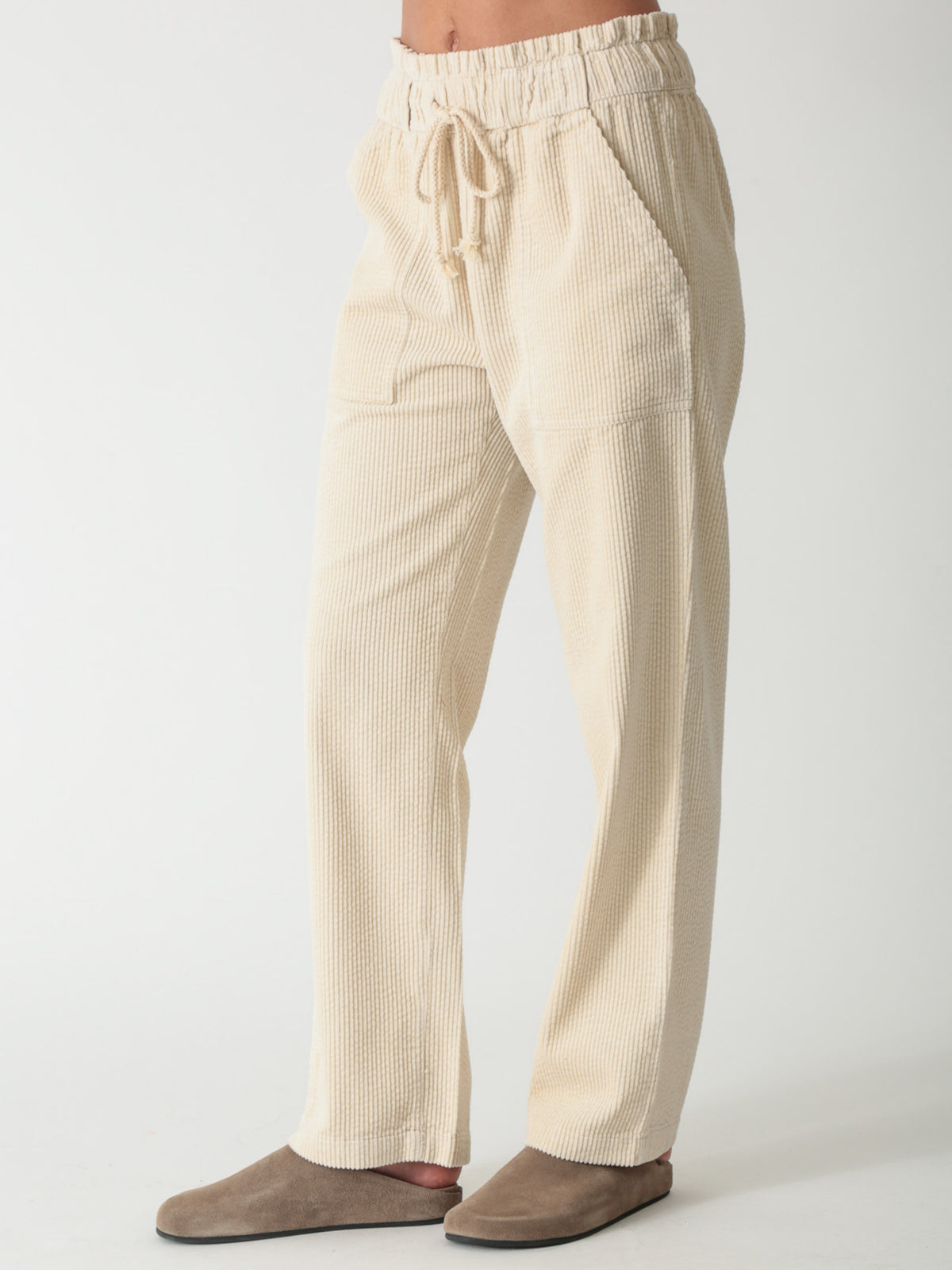 Easy Pant - Bone Corduroy