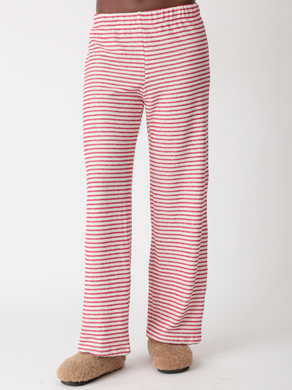 Wylie Pant - Ivory / Chili Stripe