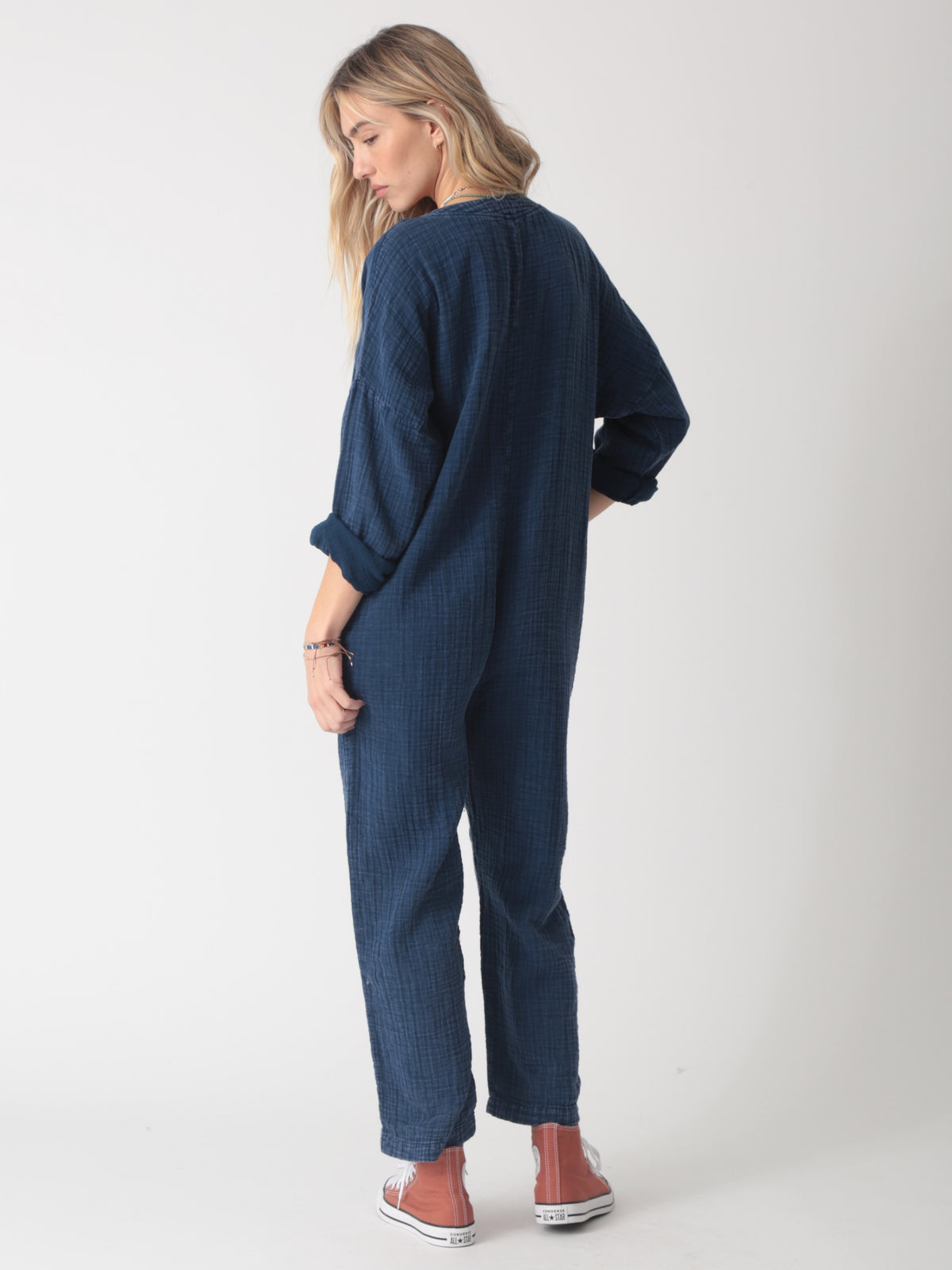 Favorite Gauze Jumpsuit - Vintage Indigo