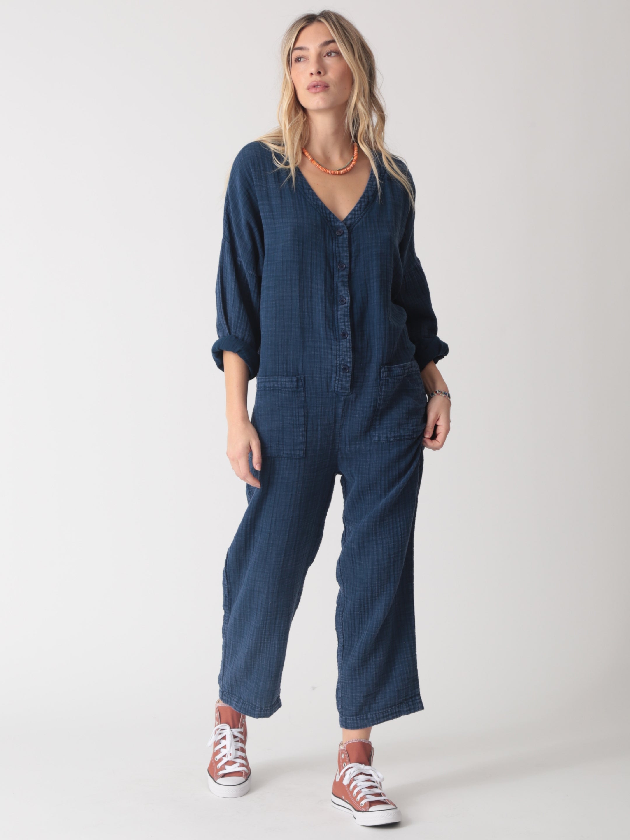 Favorite Jumpsuit-Acid Indigo – Electric & Rose Clothing
