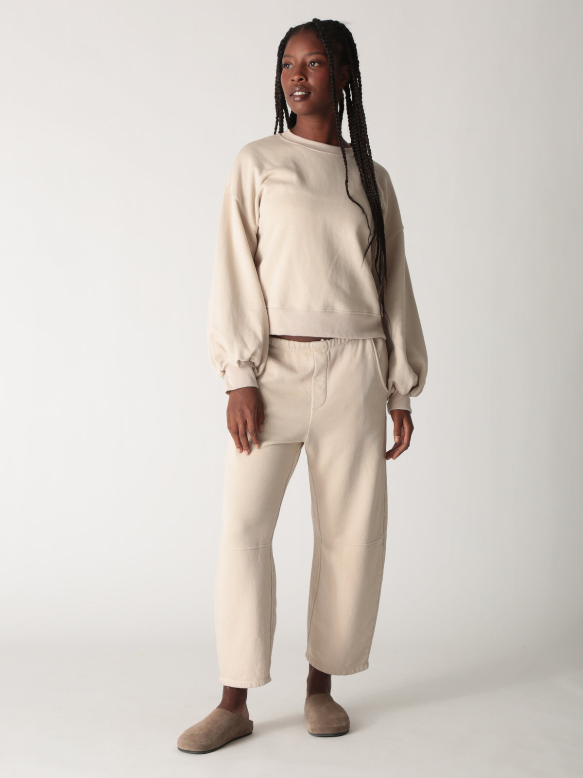 Barrel Sweatpant - Stone