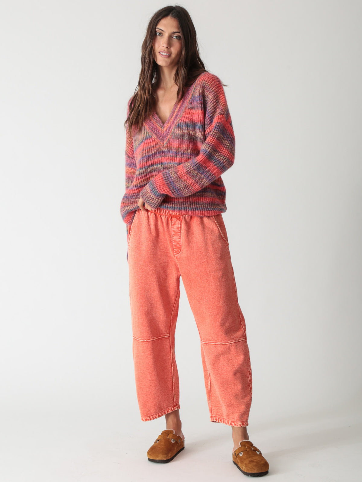 Barrel Sweatpant - Acid Coral