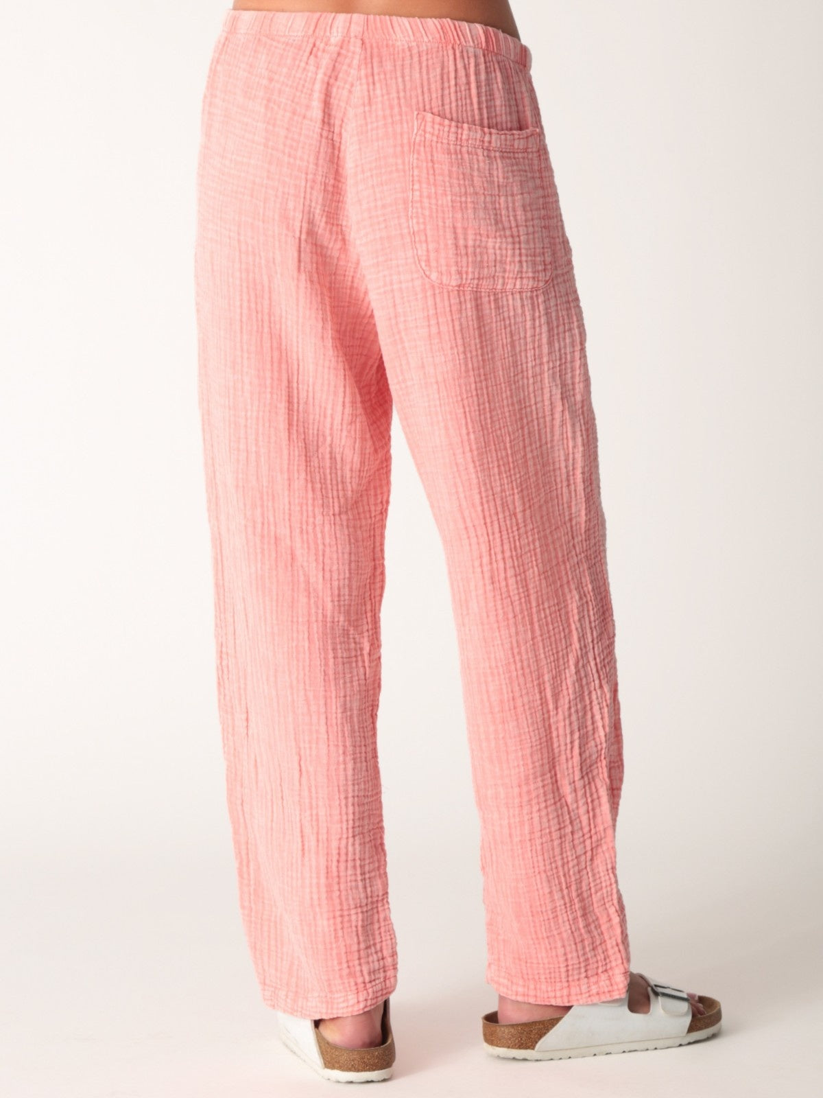 Kickback Gauze Pant - Salmon