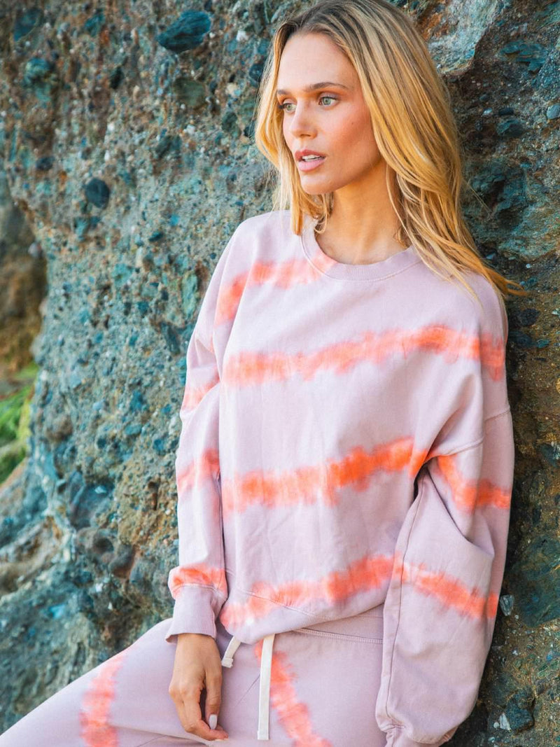 Classic Sweatshirt - Dusty Rose / Tango