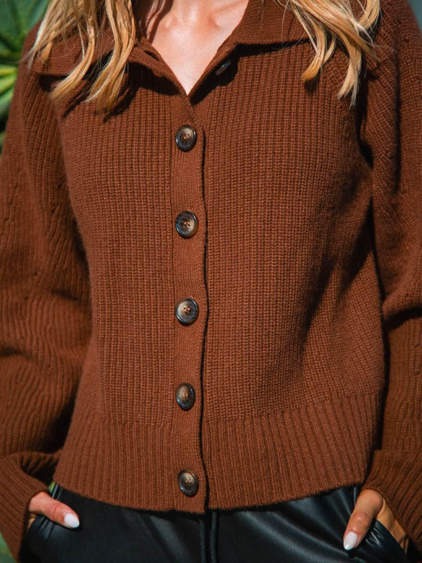 Billie Cardigan - Russet