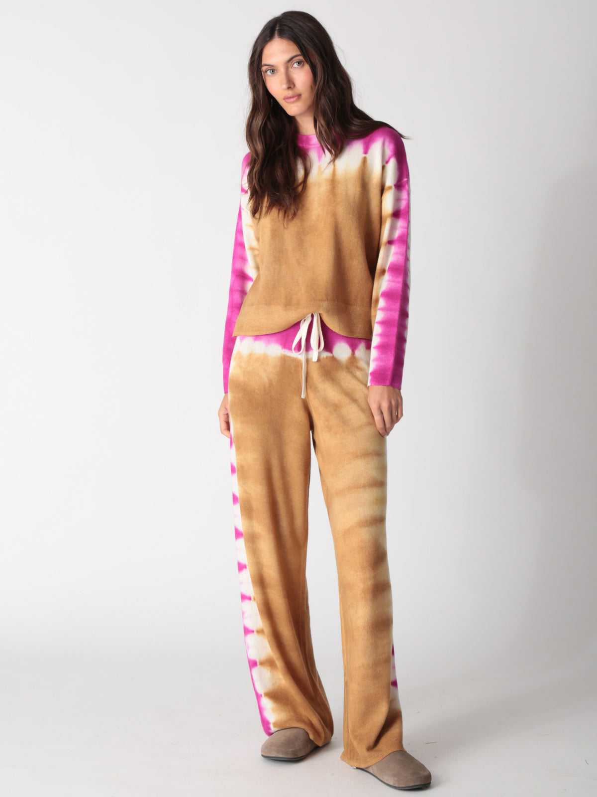 Sandy Sweater - Magenta Fade