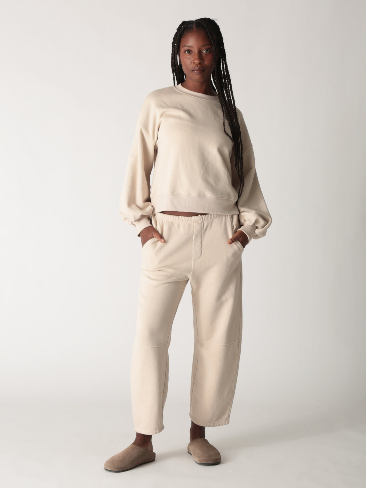 Barrel Sweatpant - Stone