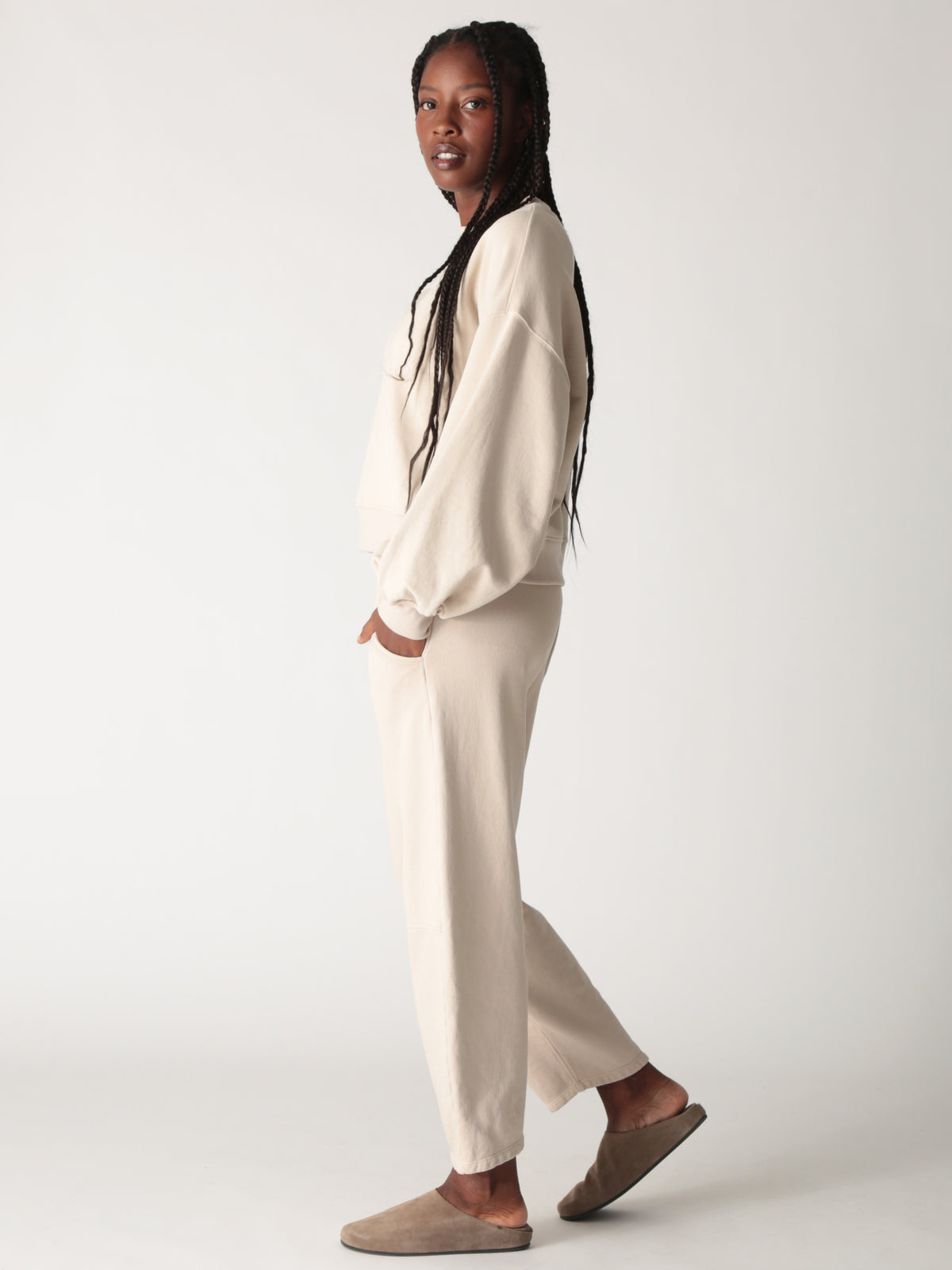 Barrel Sweatpant - Stone