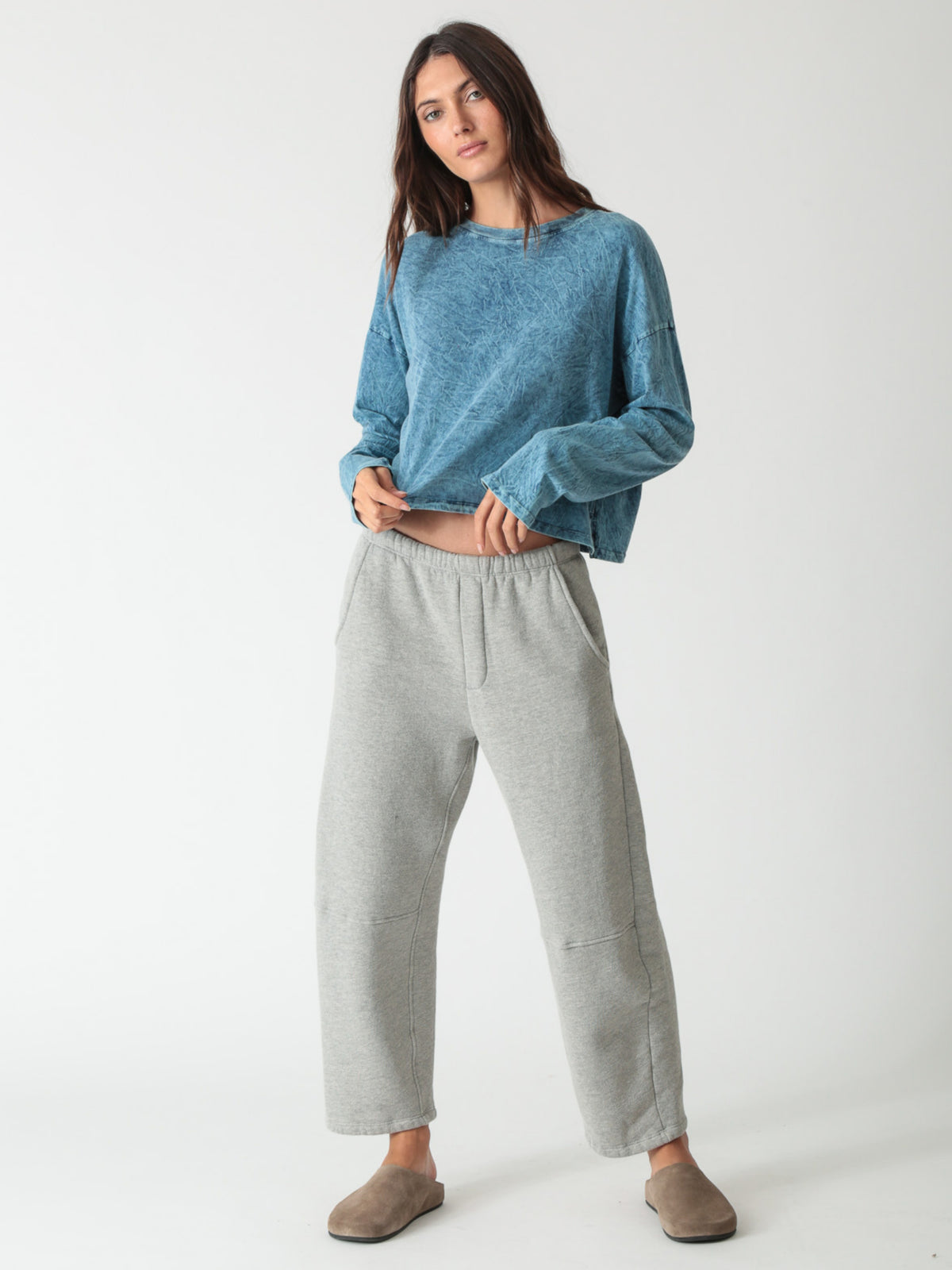 Lane Tee - Acid Indigo