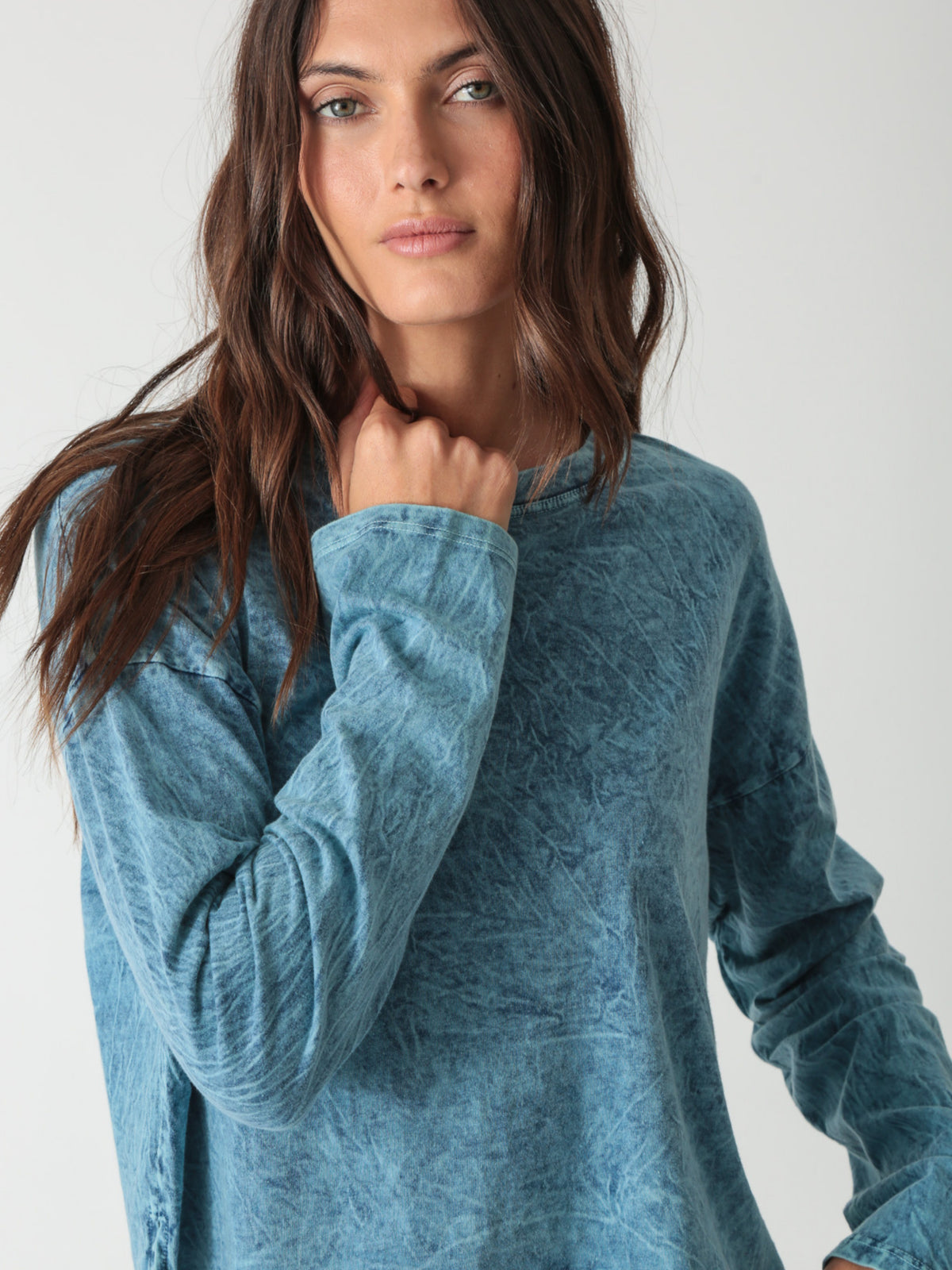 Lane Tee - Acid Indigo