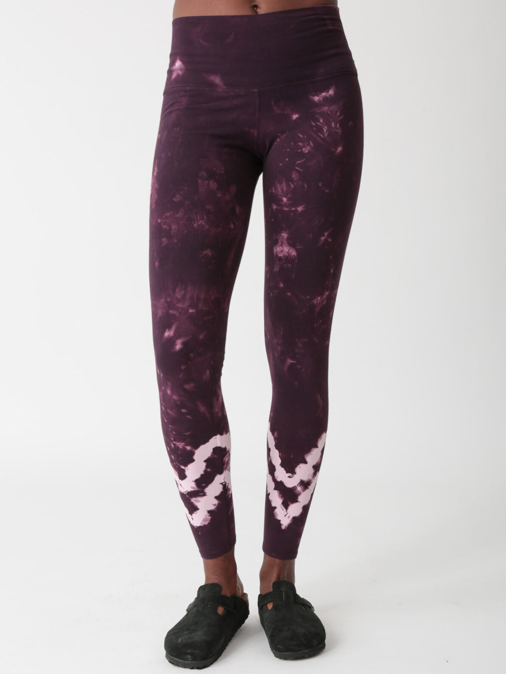 Sunset Legging - Merlot Chevron