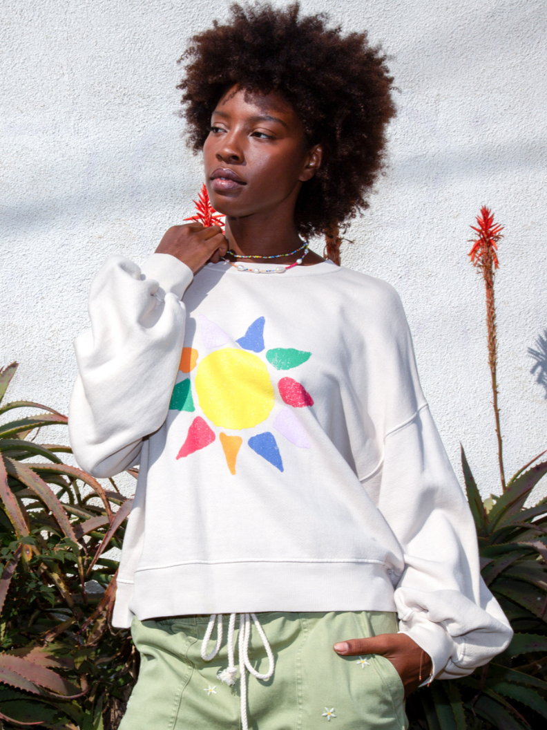 Balloon Sweatshirt - Sun Stone