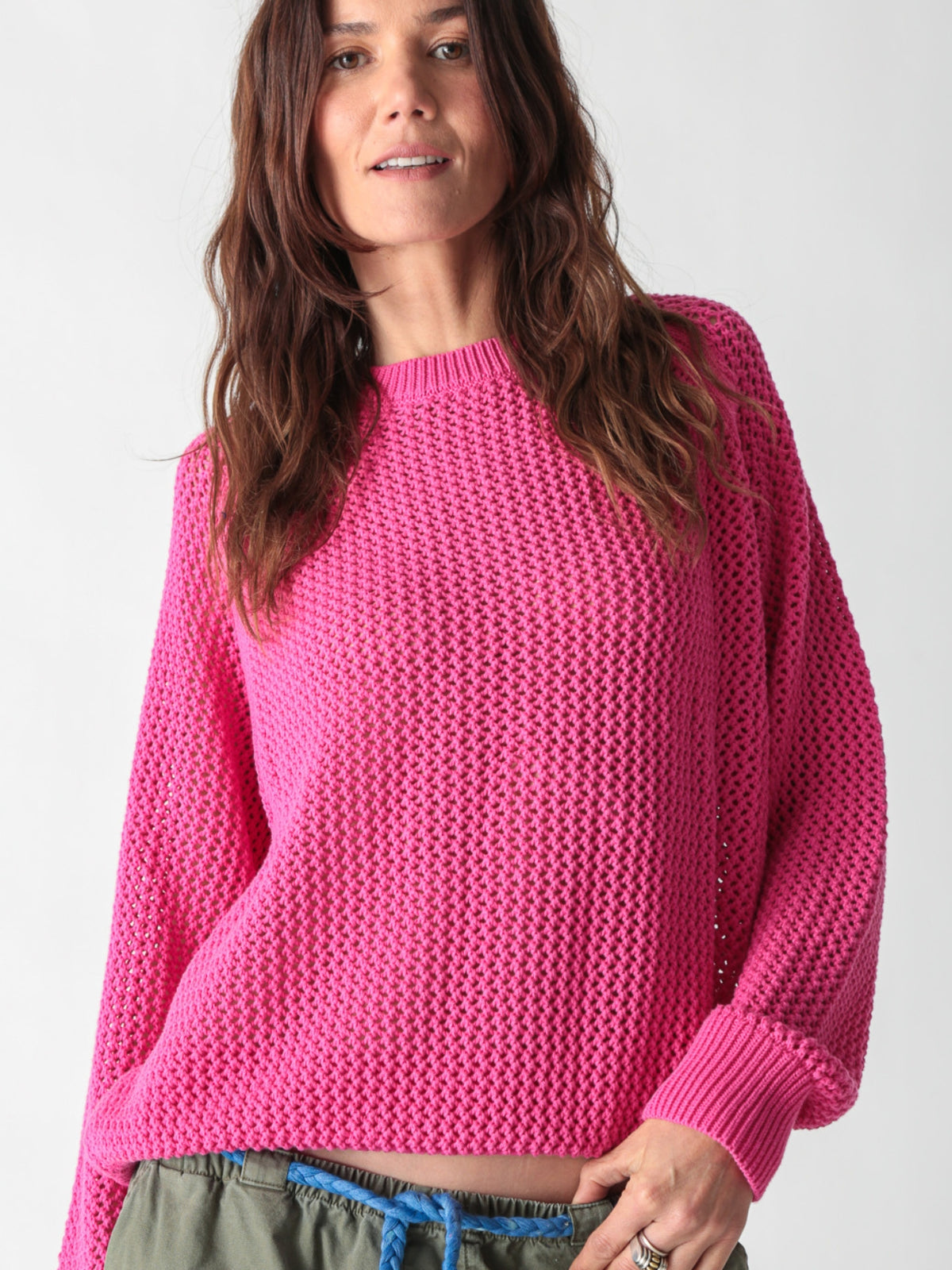 Chloe Sweater - Hot Pink