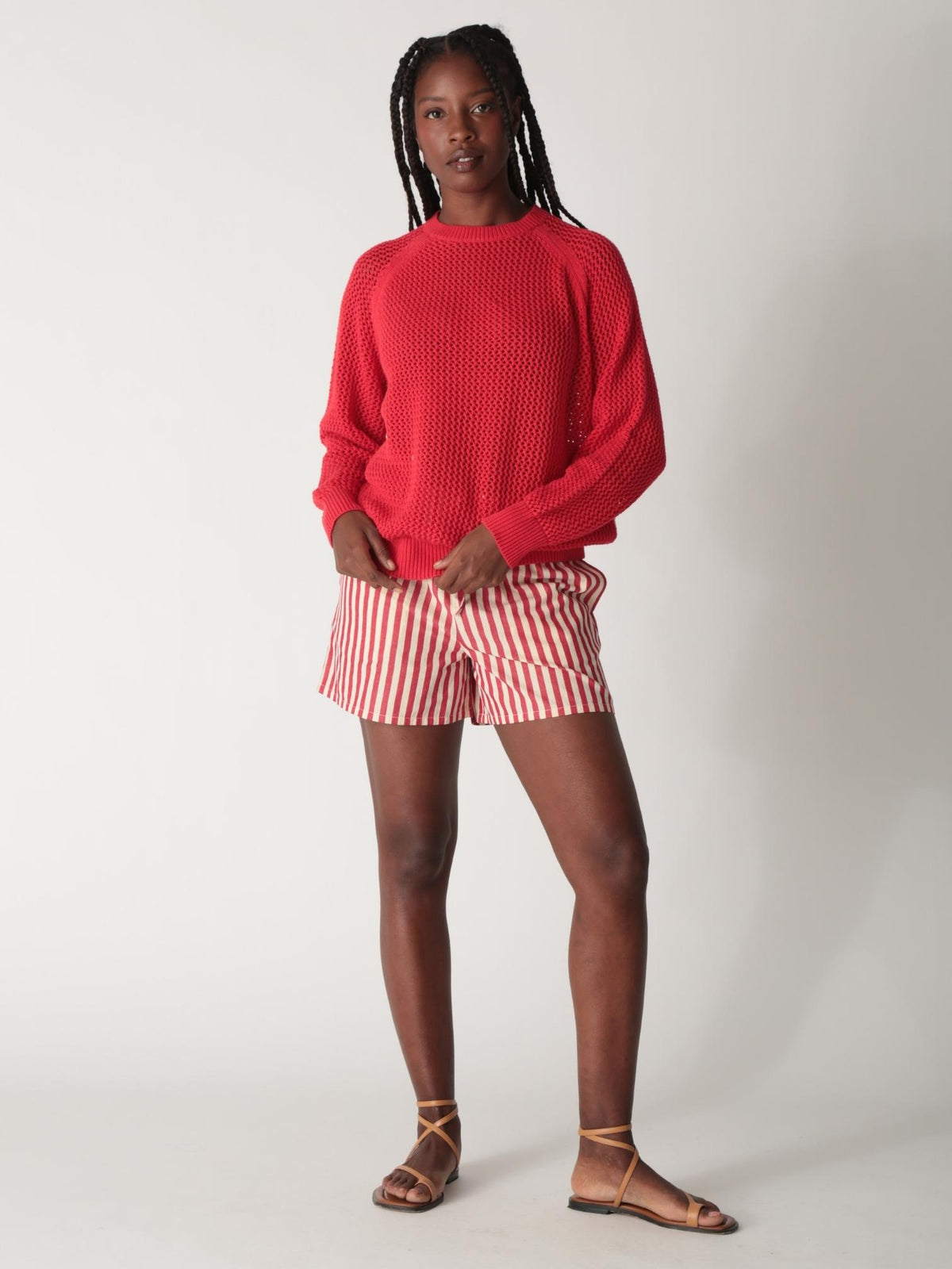 Chloe Sweater - Scarlet