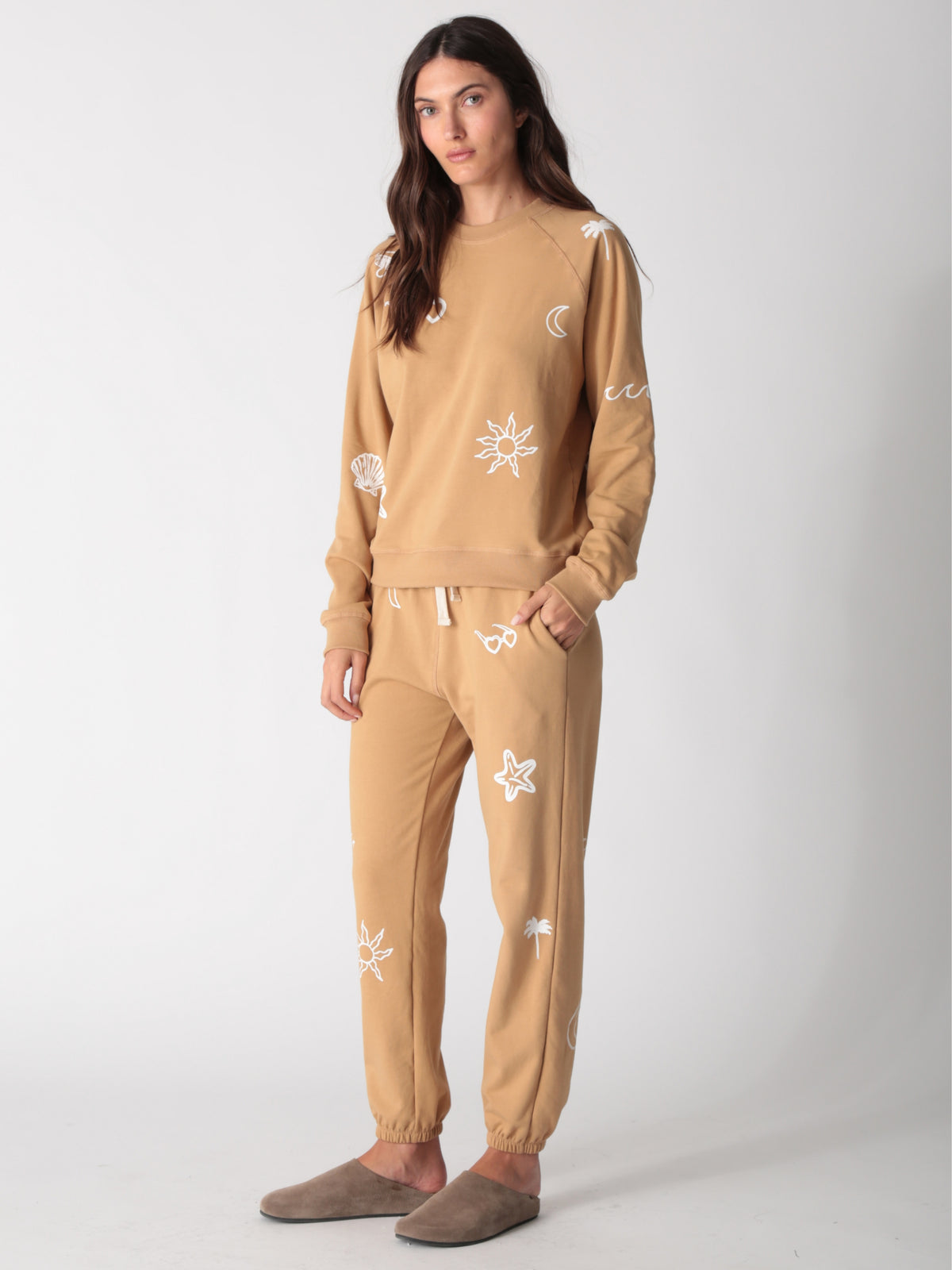 Ronan Pullover - Umber Doodle