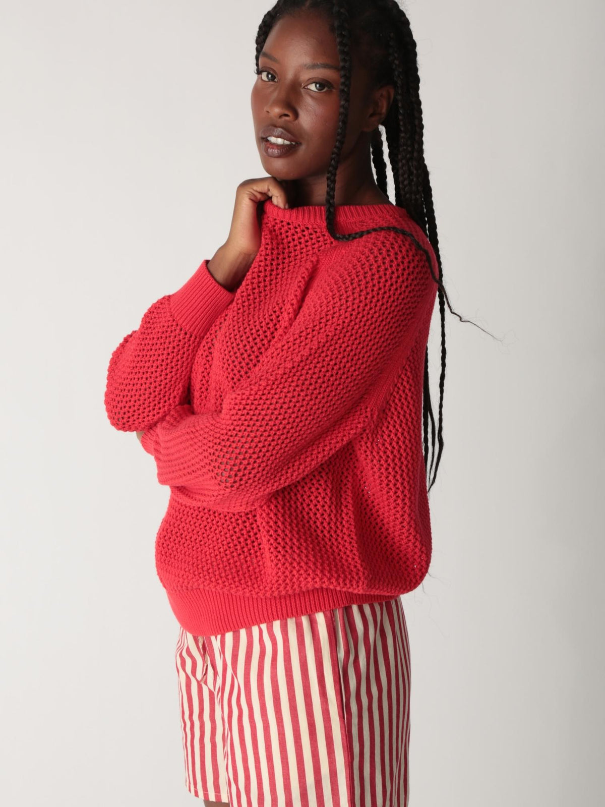 Chloe Sweater - Scarlet