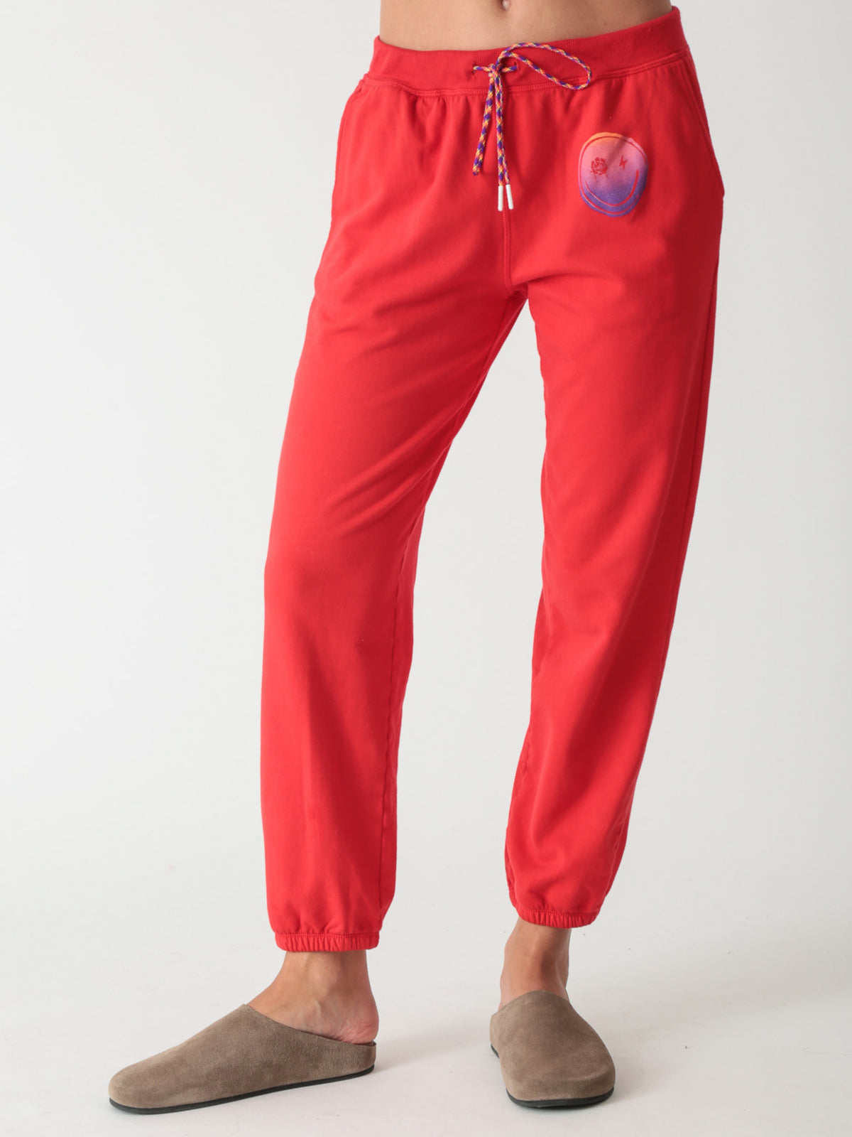 Classic Jogger - Scarlet Smiley
