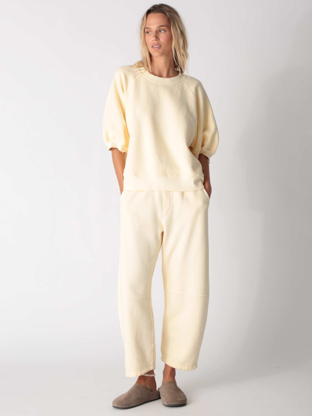 Barrel Sweatpant - Butter