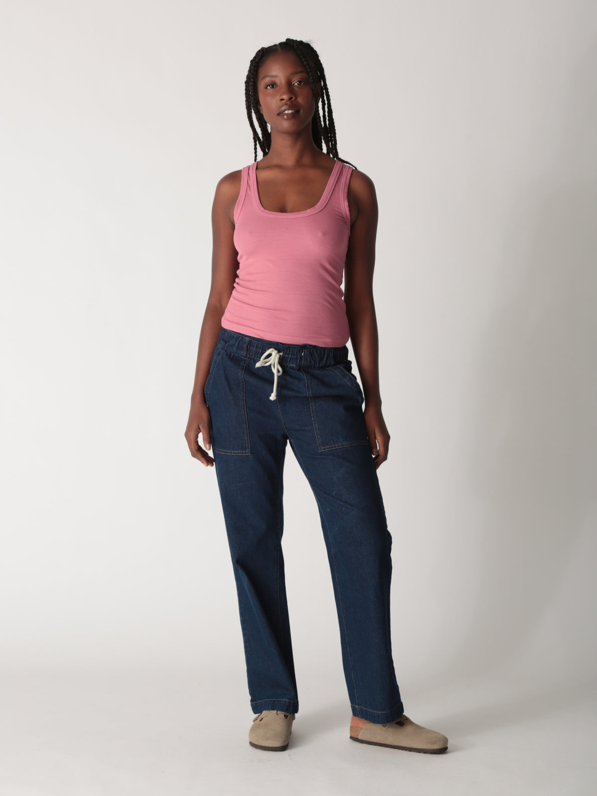 Paula Tank - Dusty Rose