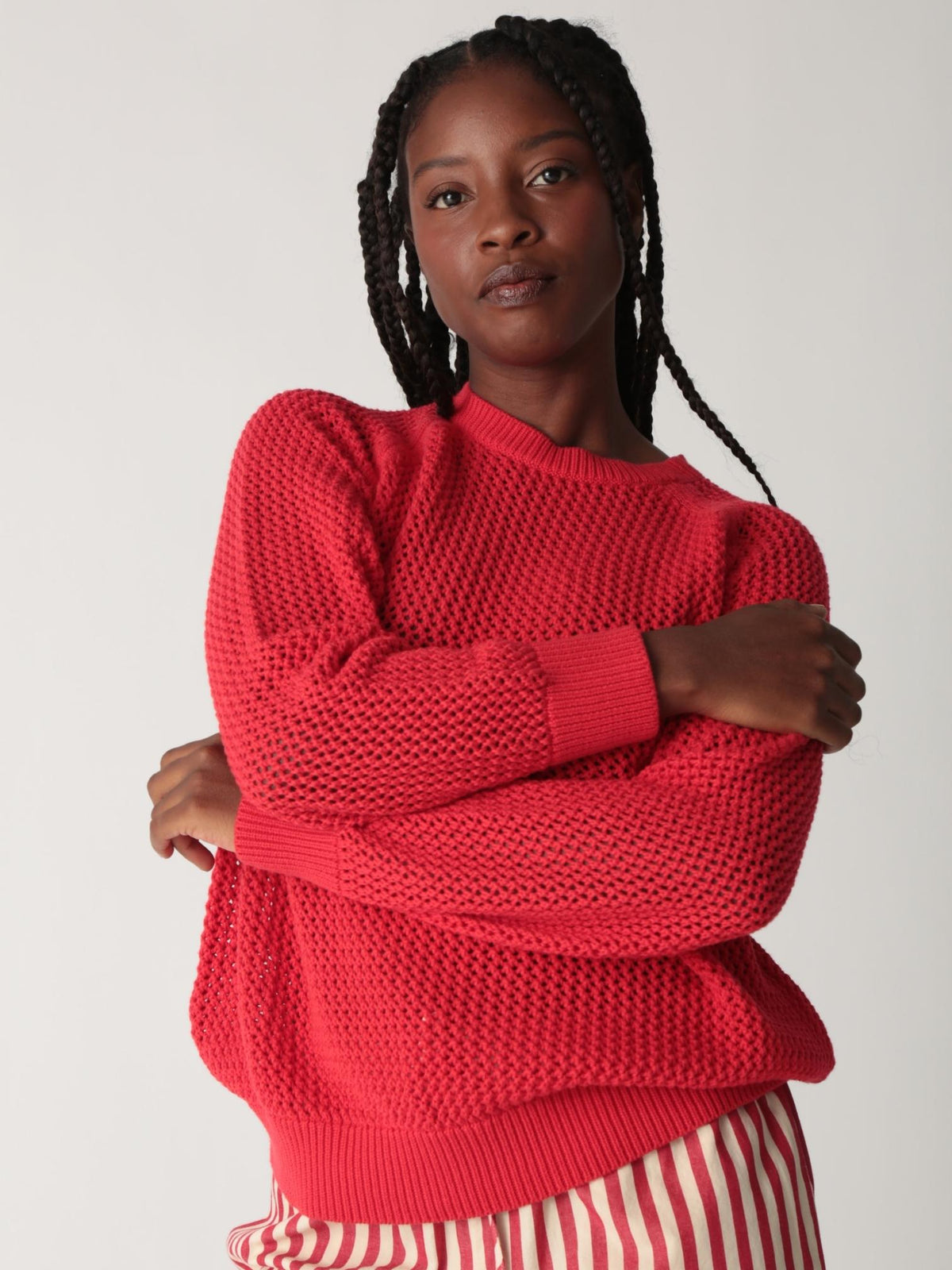 Chloe Sweater - Scarlet