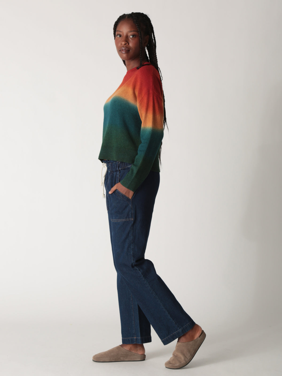 Sandy Sweater - Rust Ombré