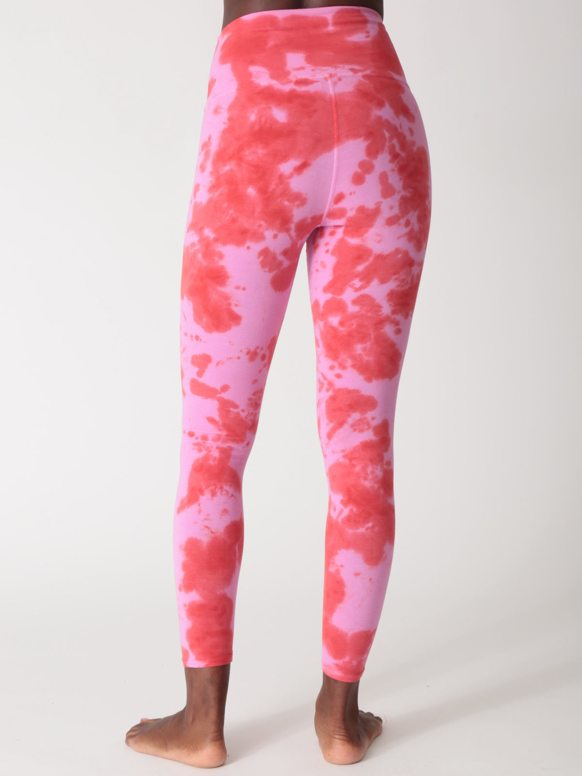 Sunset Legging - Peony Splatter