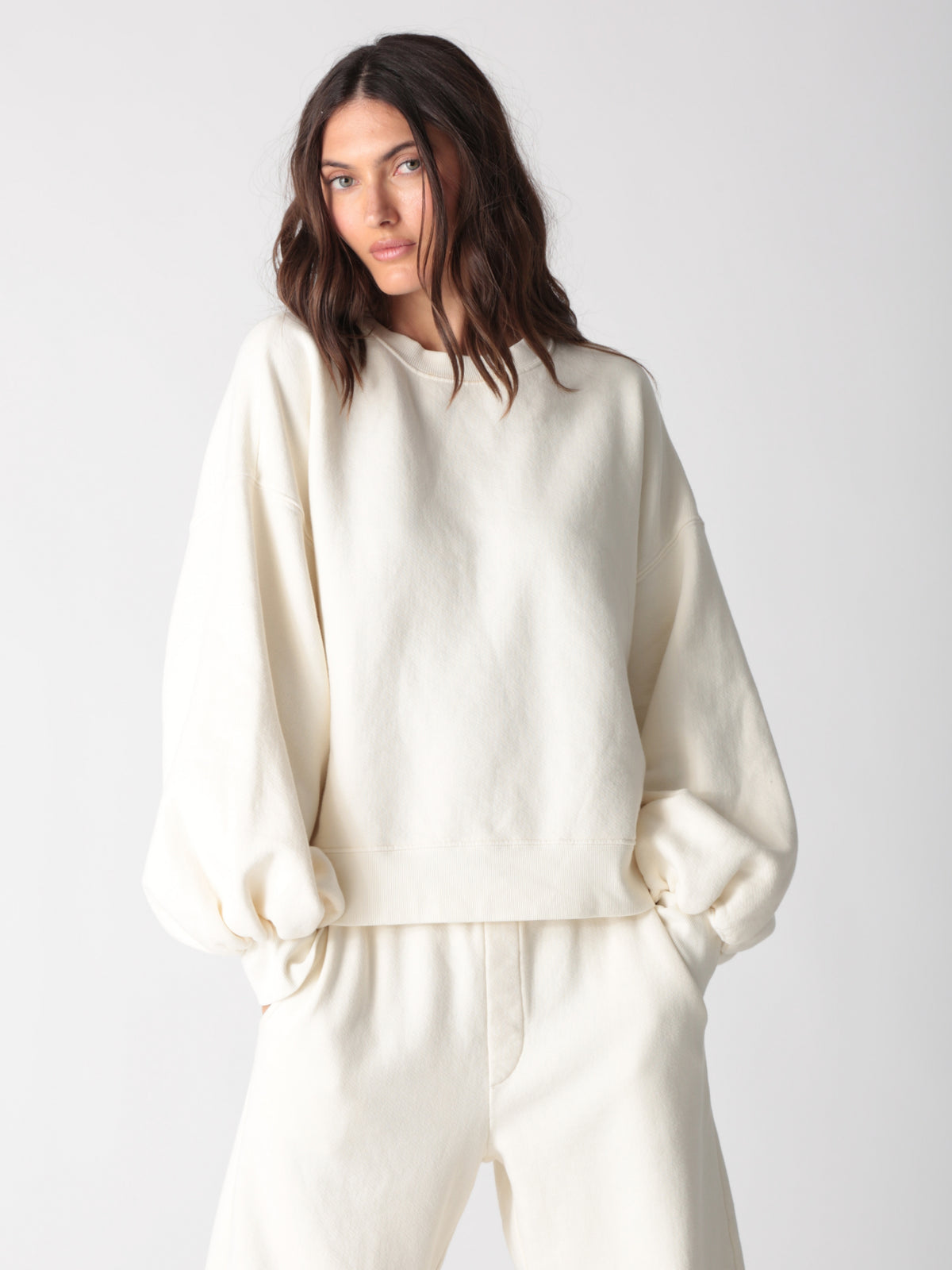 Balloon Sweatshirt - Ivory