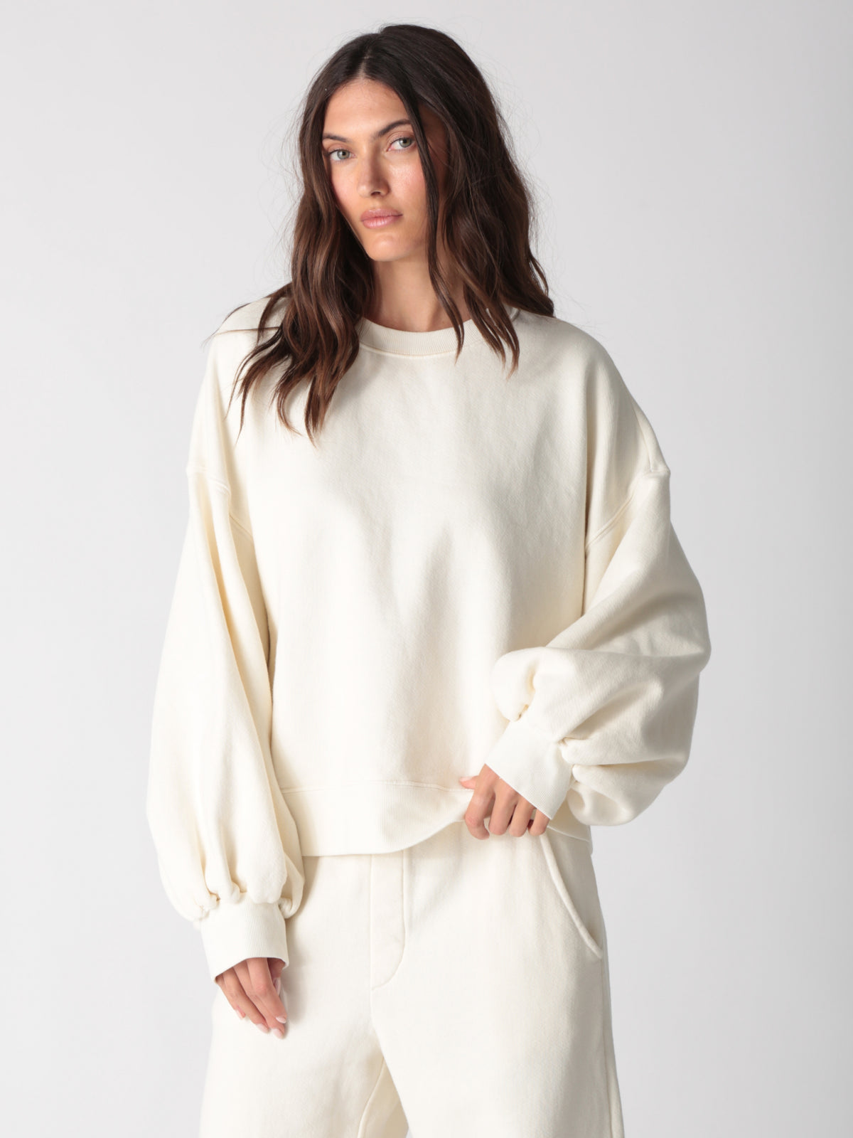 Balloon Sweatshirt - Ivory